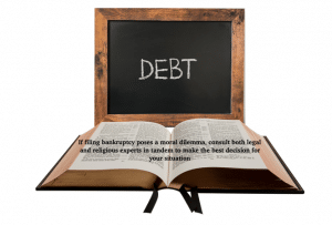 bankruptcy and moral decisions blog