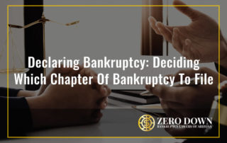 Declaring Bankruptcy: Deciding Which Chapter Of Bankruptcy To File Featured Image