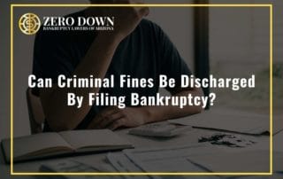 Can Criminal Fines Be Discharged By Filing Bankruptcy