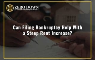 Can Filing Bankruptcy Help With a Steep Rent Increase
