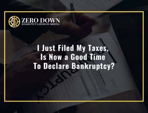 I Just Filed My Taxes, Is Now a Good Time to Declare Bankruptcy?