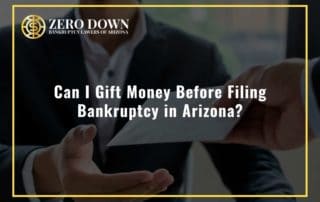 Transferring money before bankruptcy in Arizona