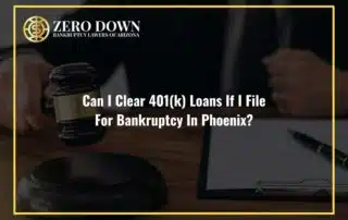 Can I Clear 401(k) Loans If I File For Bankruptcy In Phoenix