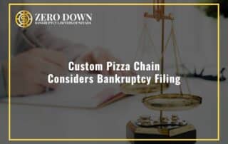 Custom Pizza Chain Considers Bankruptcy Filing